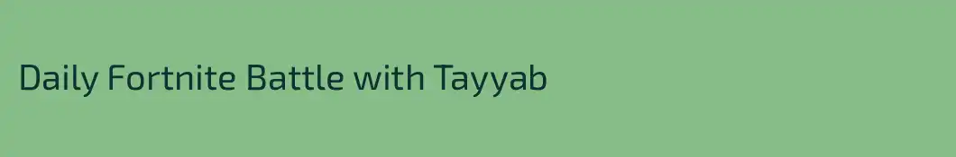 Daily Fortnite Battle with Tayyab